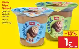 Netto Marken-Discount Müller Triple Dessert Angebot