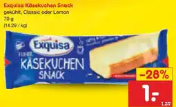 Netto Marken-Discount Exquisa Käsekuchen Snack Angebot