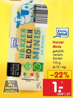 Netto Marken-Discount Harzer Roller Minis Angebot