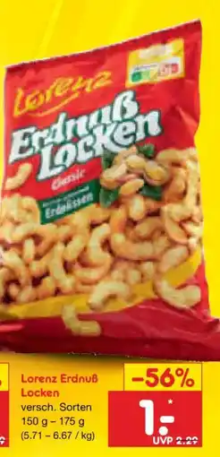 Netto Marken-Discount Lorenz Erdnuß Locken Classic Angebot
