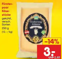 Netto Marken-Discount Fürsten-paar Käse-stücke Angebot