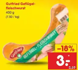 Netto Marken-Discount Gutfried Geflügelfleischwurst Angebot