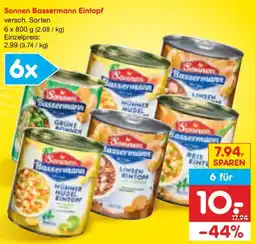 Netto Marken-Discount Sonnen Bassermann Eintopf Angebot