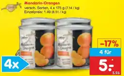 Netto Marken-Discount Mandarin-Orangen Angebot