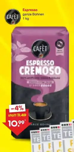 Netto Marken-Discount CAFÉT Espresso CREMOSO Angebot
