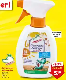 Netto Marken-Discount Sonnenspray Kids sensitiv Angebot
