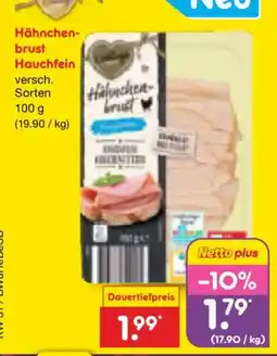 Netto Marken-Discount Hähnchenbrust Hauchfein Angebot