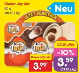 Netto Marken-Discount Kinder Joy 3er Angebot