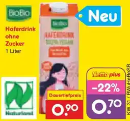 Netto Marken-Discount BioBio Haferdrink Angebot