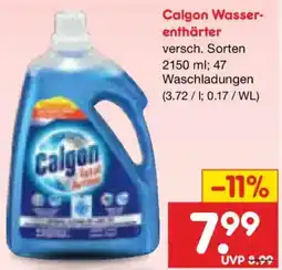 Netto Marken-Discount Calgon Wasser-enthärter Angebot