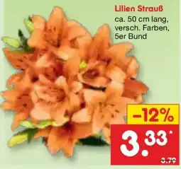 Netto Marken-Discount Lilien Strauß Angebot
