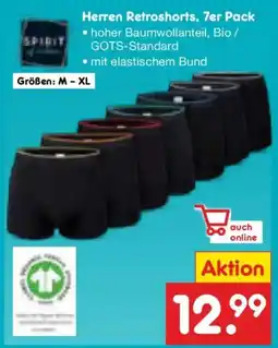 Netto Marken-Discount Herren Retroshorts, 7er Pack Angebot
