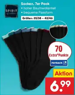 Netto Marken-Discount Spirit Socken Angebot