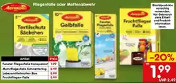 Netto Marken-Discount Aerexon Fenster Fliegenfalle transparent Angebot