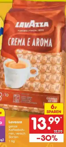 Netto Marken-Discount Lavazza ganze Kaffeebohnen Angebot