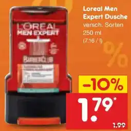 Netto Marken-Discount Loreal Men Expert Dusche Angebot