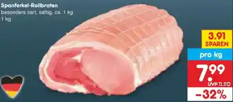Netto Marken-Discount Spanferkel-Rollbraten Angebot