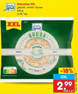 Netto Marken-Discount Gutes Land Reibekäse XXL Angebot