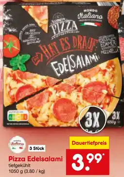 Netto Marken-Discount Mondo Italiano Pizza Edelsalami Angebot