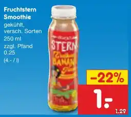 Netto Marken-Discount Fruchtstern Smoothie Angebot