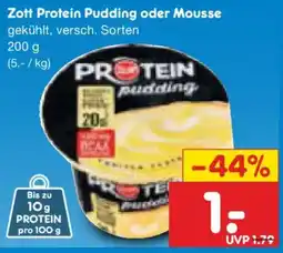 Netto Marken-Discount Zott Protein Pudding Angebot