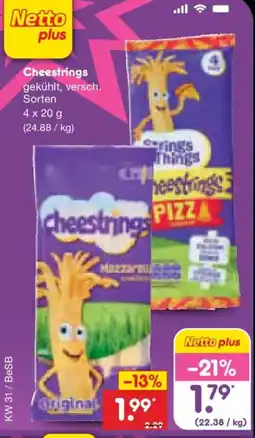 Netto Marken-Discount Cheestrings Angebot