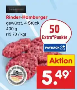 Netto Marken-Discount Rinder-Hamburger Angebot