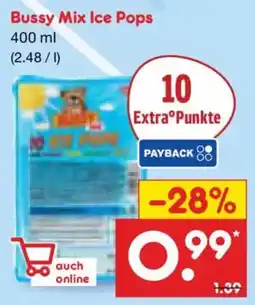 Netto Marken-Discount Bussy Mix Ice Pops Angebot
