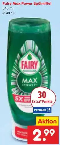 Netto Marken-Discount Fairy Max Power Spülmittel Angebot
