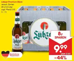 Netto Marken-Discount Lübzer Premium Biere Angebot