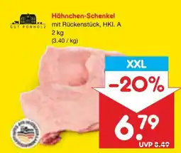Netto Marken-Discount Hähnchen-Schenkel mit Rückenstück, HKI. A Angebot