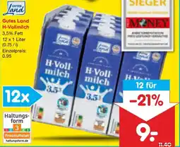 Netto Marken-Discount Gutes Land H-Vollmilch Angebot