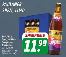 Getränke Fleischmann PAULANER Spezi, Limo Angebot