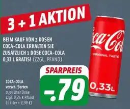 Getränke Fleischmann Coca-Cola Angebot