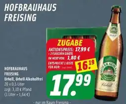 Getränke Fleischmann Hofbrauhaus Freising Urhell, Urhell Alkoholfrei Angebot
