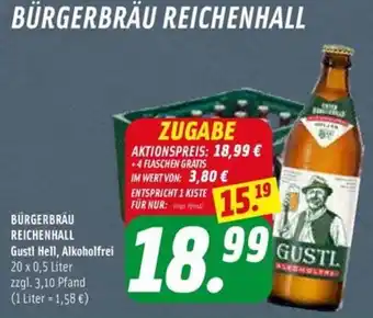 BÜRGERBRÄU REICHENHALL Gustl Hell, Alkoholfrei