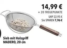 CITTI Markt Sieb mit Holzgriff MADERO Angebot