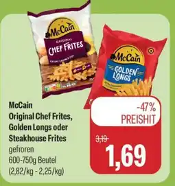 Feneberg McCain Original Chef Frites, Golden Longs oder Steakhouse Frites Angebot