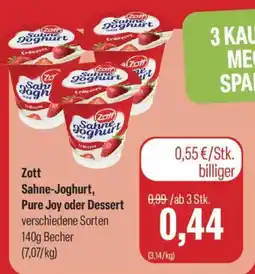 Feneberg Zott Sahne-Joghurt Angebot