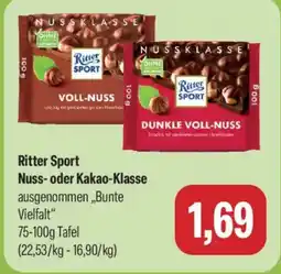 Feneberg Ritter Sport Nuss- oder Kakao-Klasse Angebot