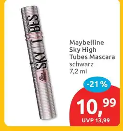 Budni Maybelline sky high tubes mascara Angebot