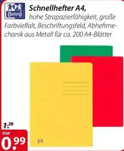 Magro Schnellhefter A4, Oxford Angebot