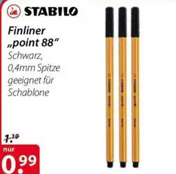 Magro STABILO Finliner „point 88“ Angebot