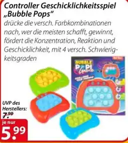 Magro Controller Geschicklichkeitsspiel "Bubble Pops" Angebot