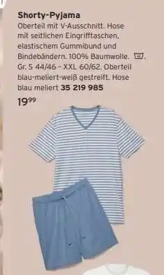 Tchibo Shorty-Pyjama Angebot