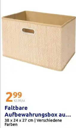 Action Faltbare aufbewahrungsbox au Angebot