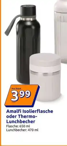 Action Amalfi Isolierflasche oder Thermo-Lunchbecher Angebot