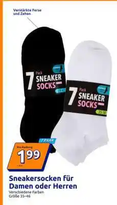 Action Sneakersocken für Damen oder Herren Angebot