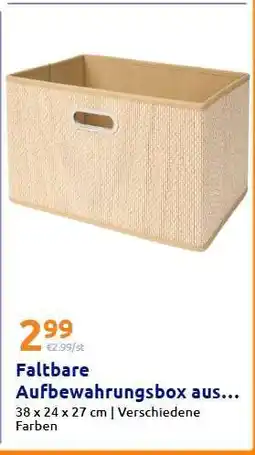Action Faltbare Aufbewahrungsbox aus Angebot