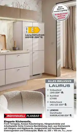 Möbel Turflon Laurus Elegante Küchenzeile Angebot